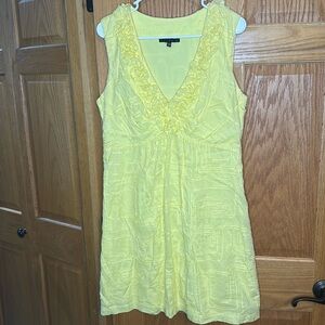 Tiana B Yellow Sleeveless Sundress, Size 14